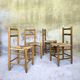 Set of four vintage chairs