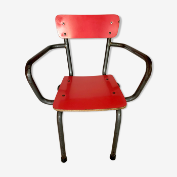 Fauteuil écolier vintage