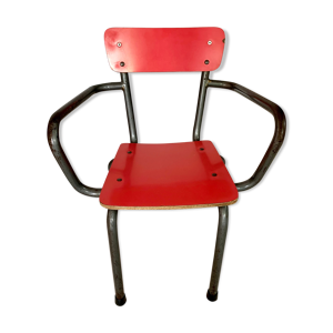 Fauteuil écolier vintage