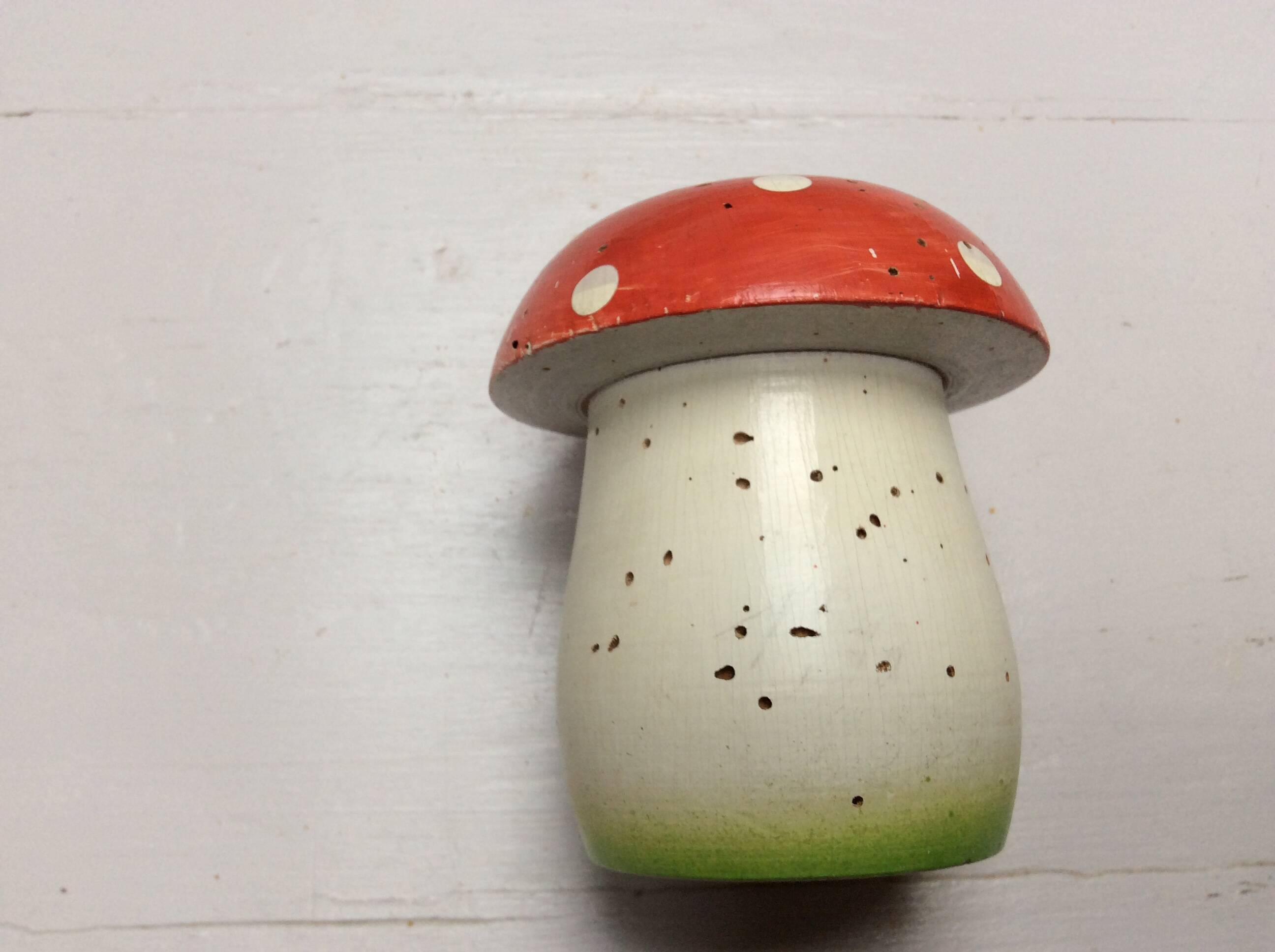 Mushroom piggy bank