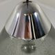 Peill & Putzler cone shaped glass hanging lamp, Germany