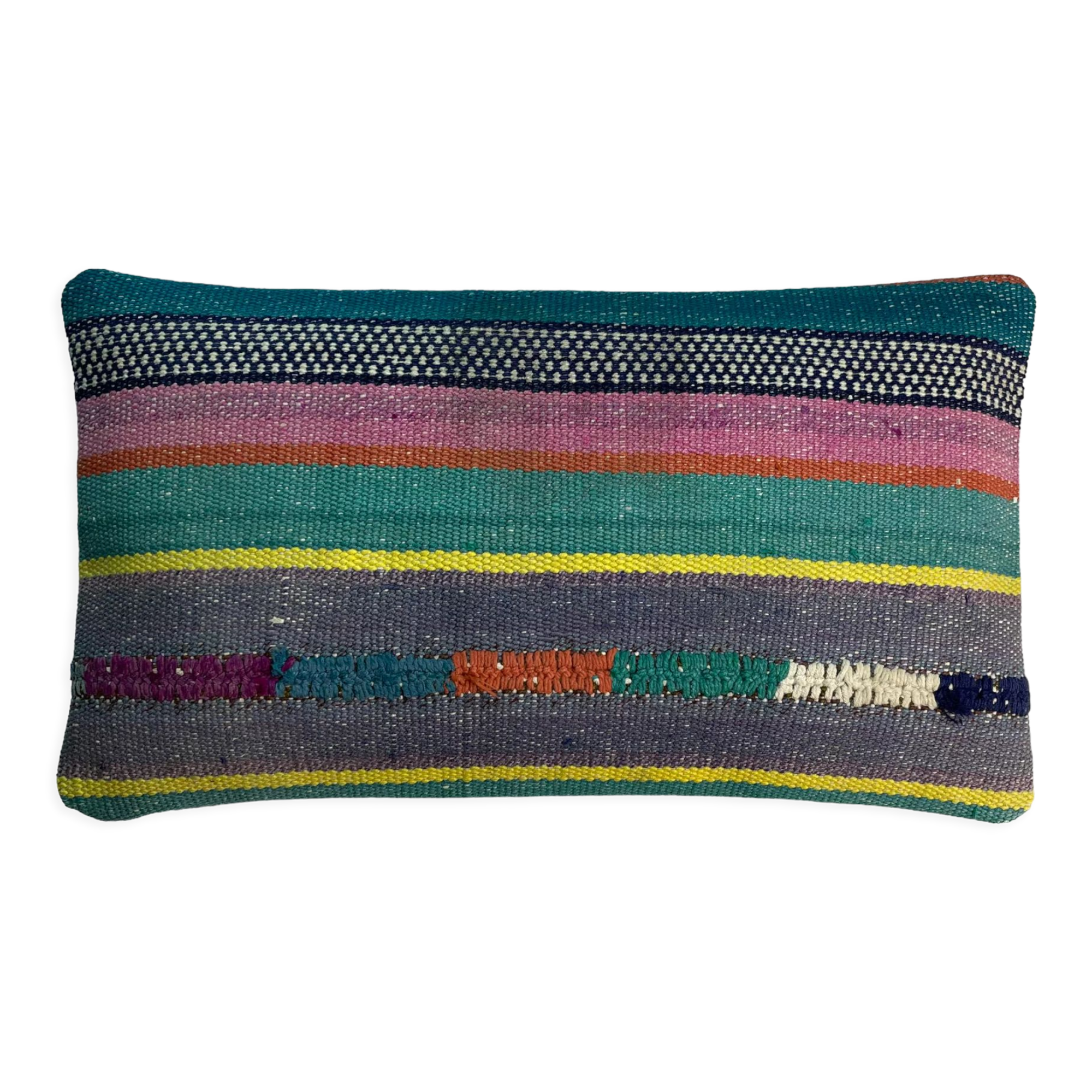 Turkish handmade kilim cushion cover , 30 x 50 cm