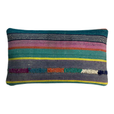 Housse de coussin kilim turque faite à la main, 30 x 50 cm