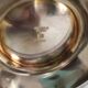 tea and coffee set 5 pieces in silver metal Gallia for Christofle model "Malmaison"