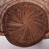 French King Sized Emmanuelle Peacock Chair, 1960s