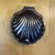 Vintage Silver-Plated Scallop Shell Butter Dish #E160