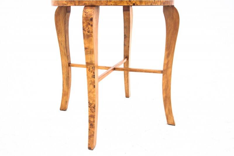 Art Deco table, Poland, 1930s. After renovation.