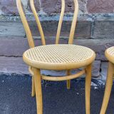 Pair of vintage bistro coffee chairs