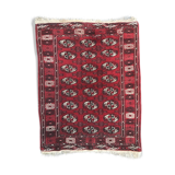 Vintage Bukhara 102 X 130 afghan turkmen carpet