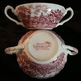 Duo of cups called "trembleus", 80s, England