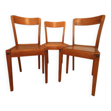 Set of 3 vintage Stella chairs