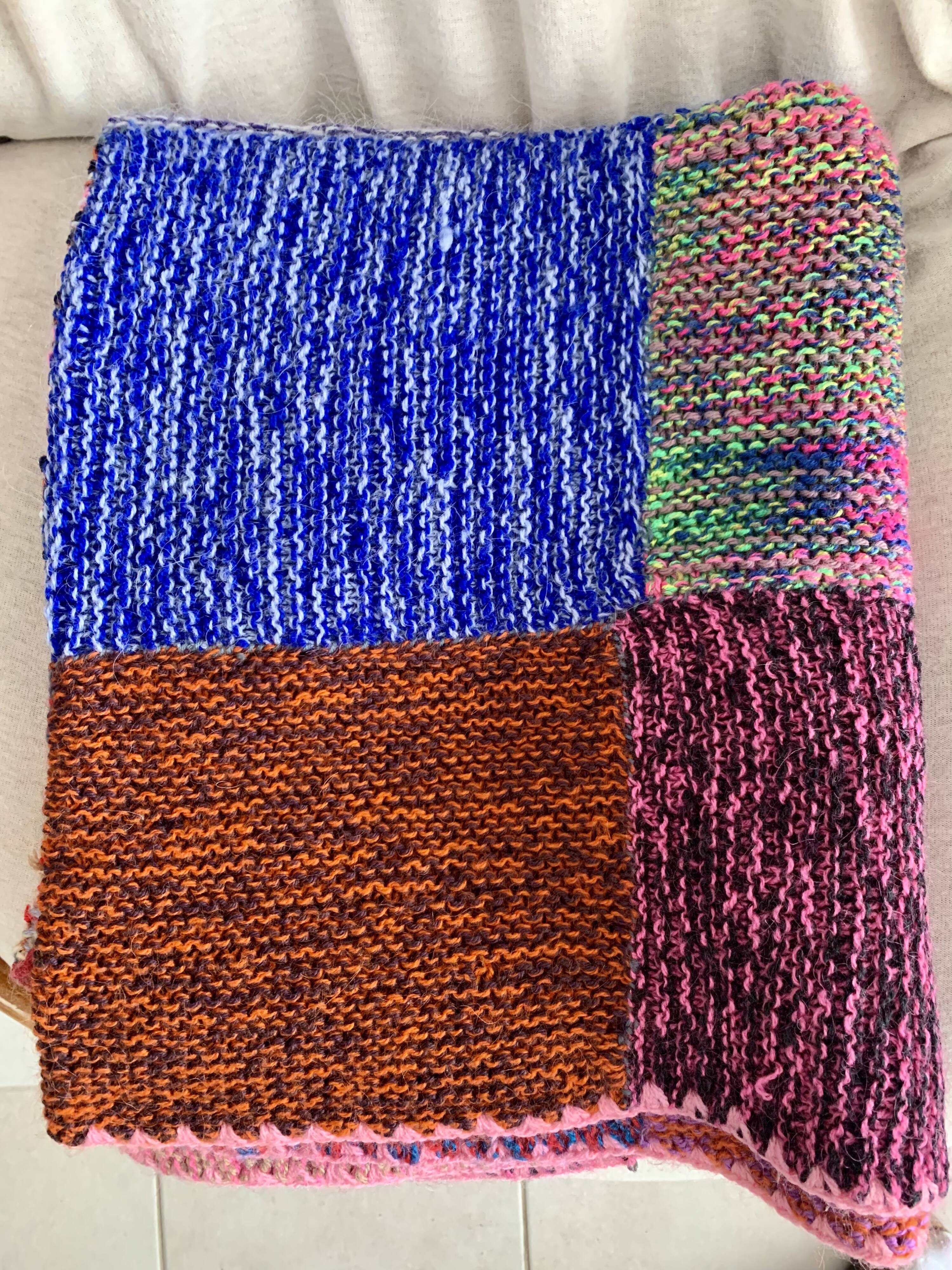 Cover, plaid patchwork