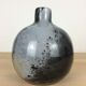 Polychrome ball vase in blown glass