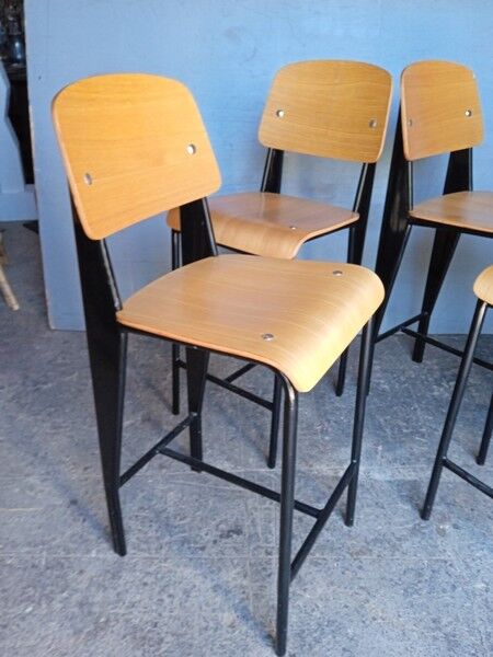 4 vintage design bar top stool