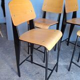 4 vintage design bar top stool