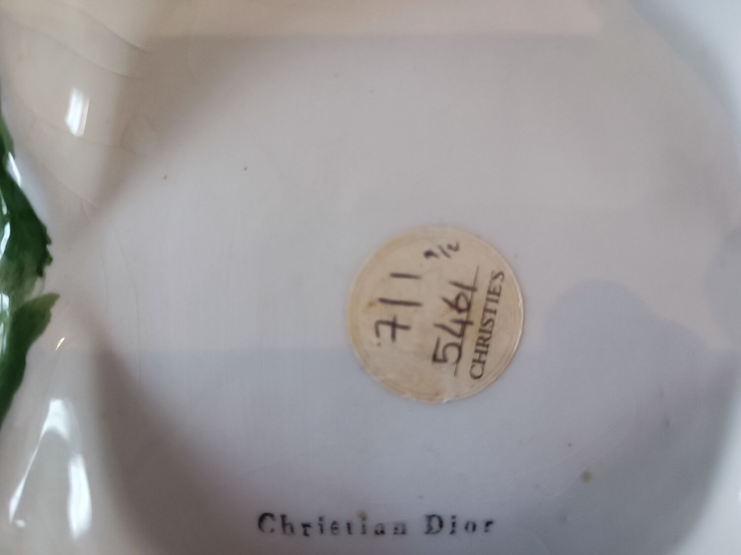 Cache pot Christian Dior floral motif