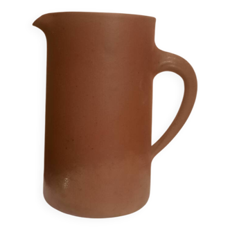 Rustic stoneware pitcher