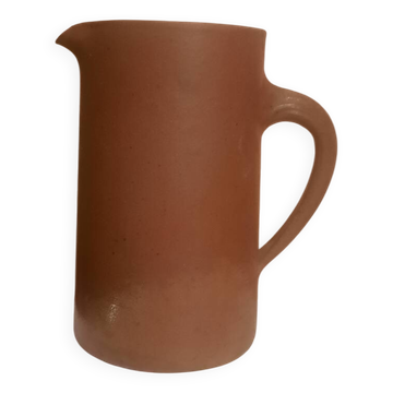 Rustic stoneware pitcher