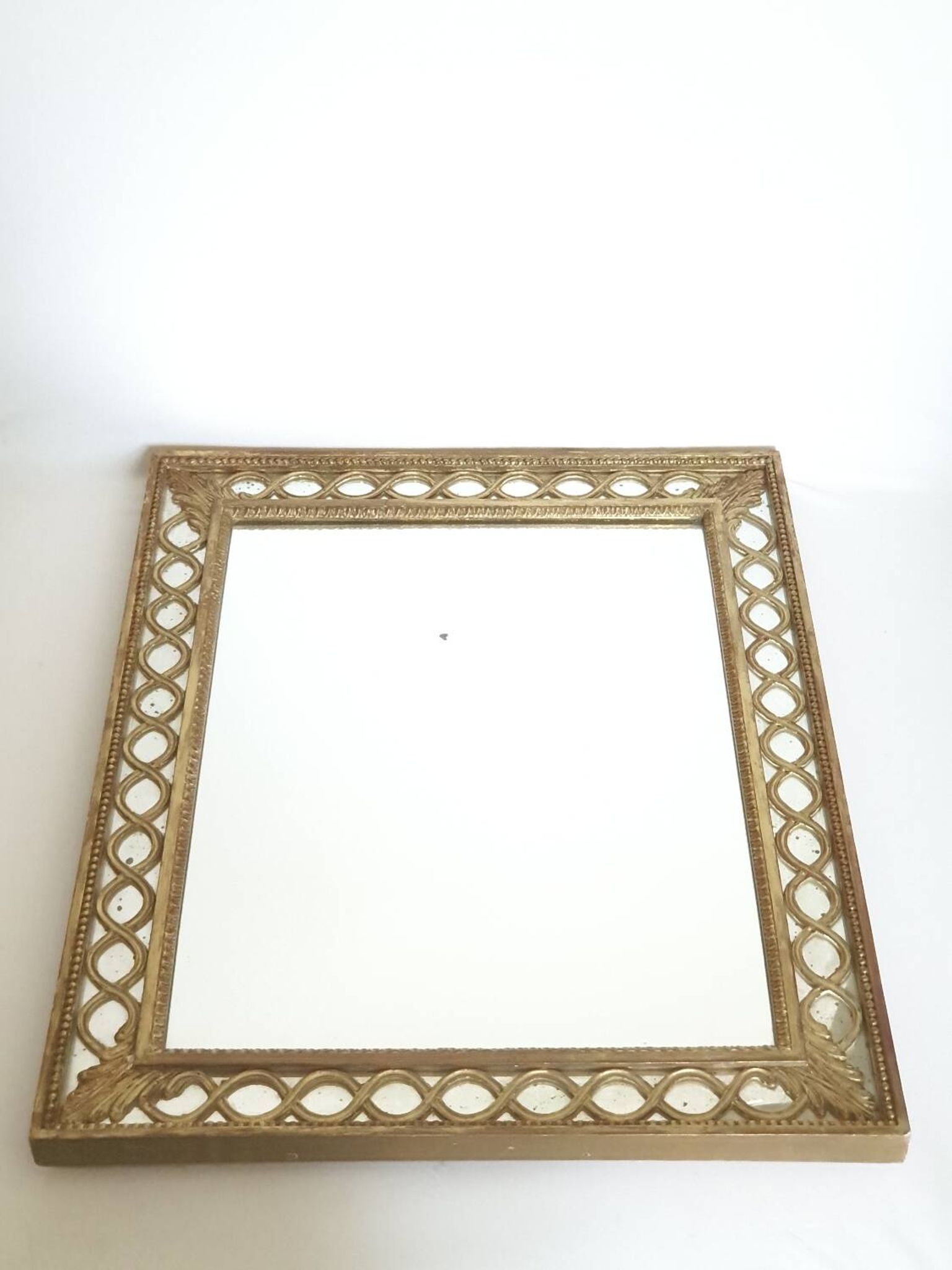 Golden mirror Maison Roche 1960s 20th century