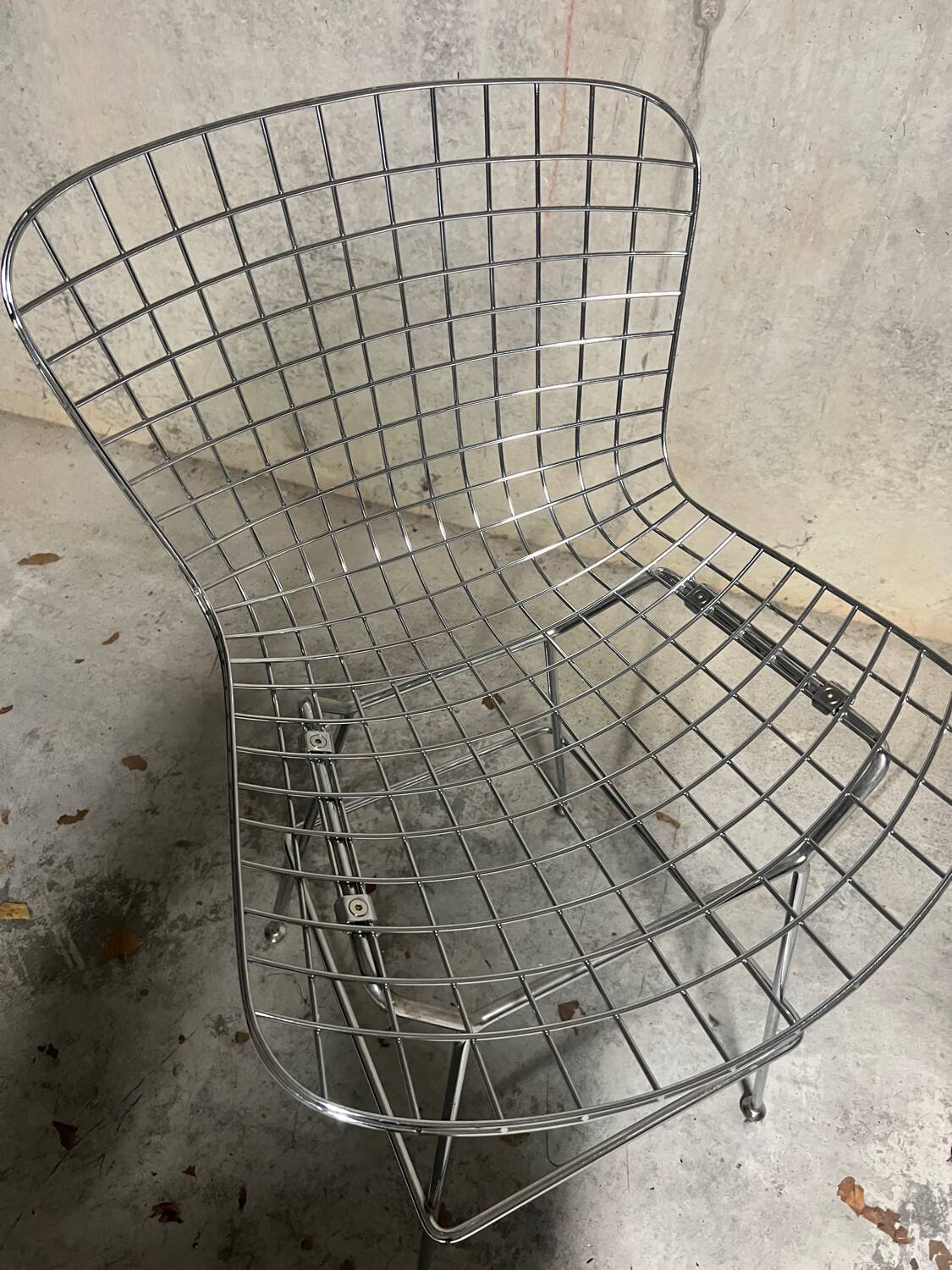 Pair of Harry Bertoia bar chairs