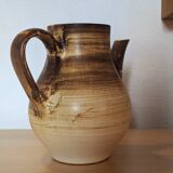 Pichet Longchamp en céramique décorée à la main