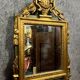 Louis XVI style mirror in gilded wood and lacquered wood circa 1900