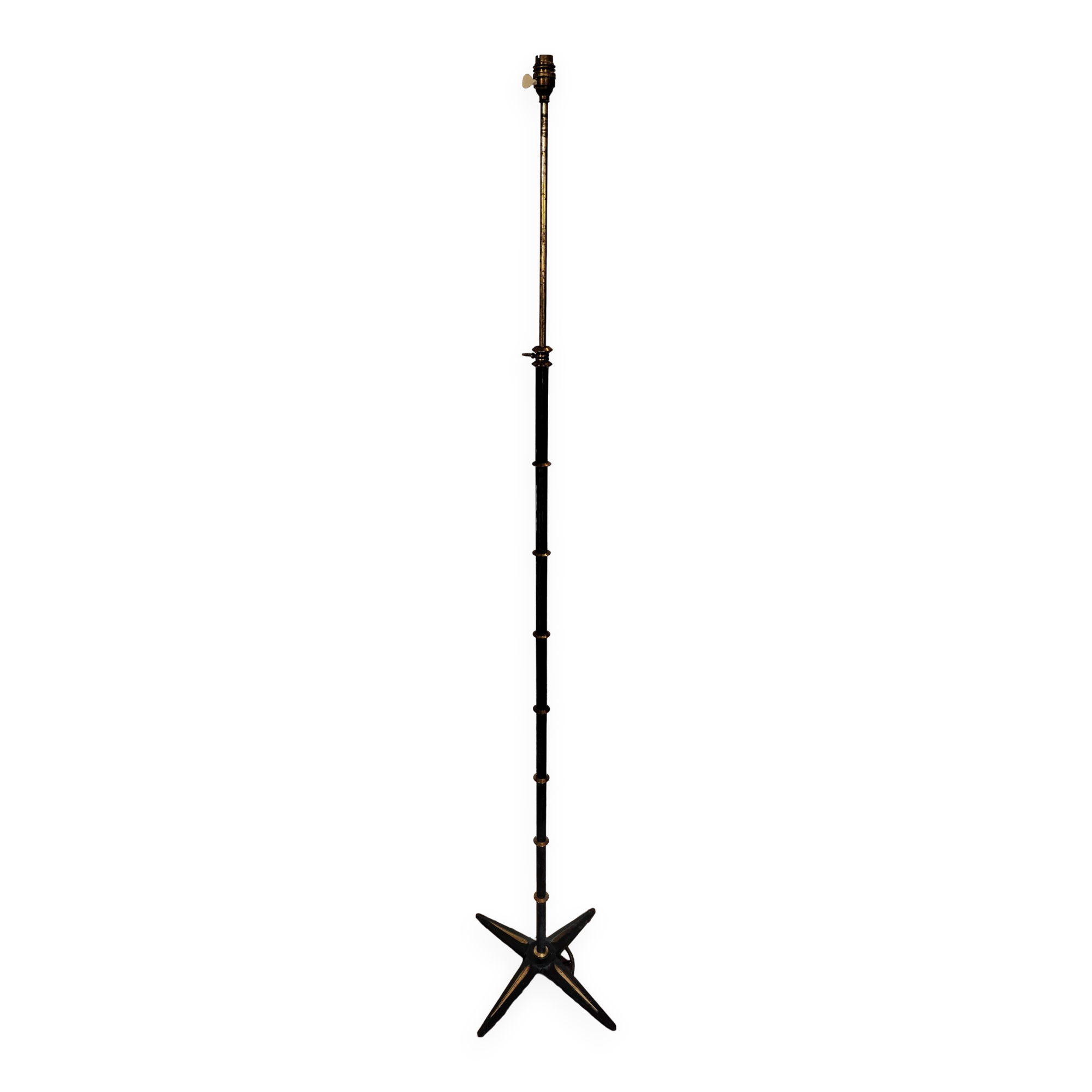 Adjustable floor lamp by Gilles Sermadiras, France, 1950s