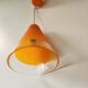 Orange glass pendant