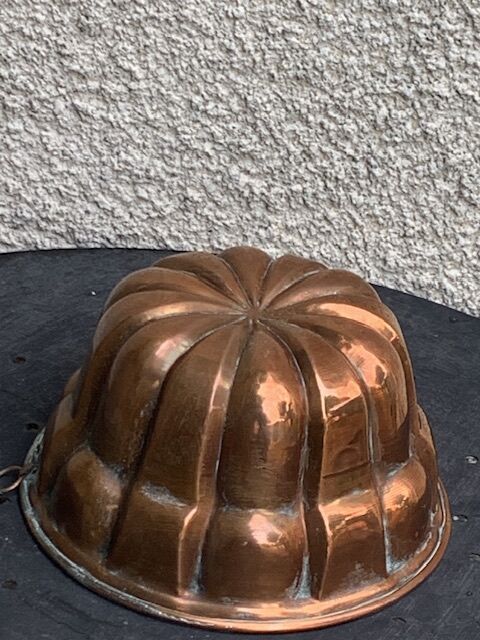 Copper kouglof cake mould