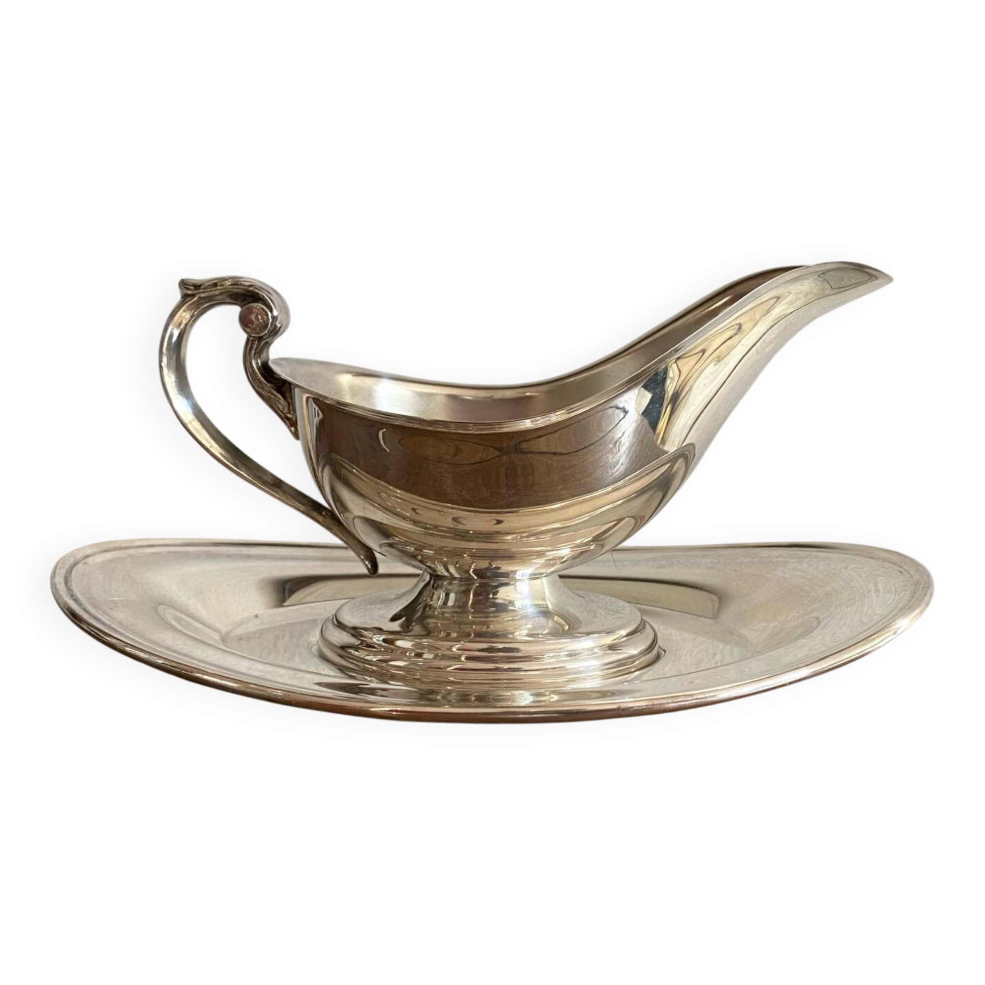 Sheffield Silver Gravy Boat