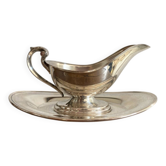 Saucière argentée Sheffield Silver