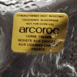 Set of 6 Arcoroc vintage oyster plates excellent condition