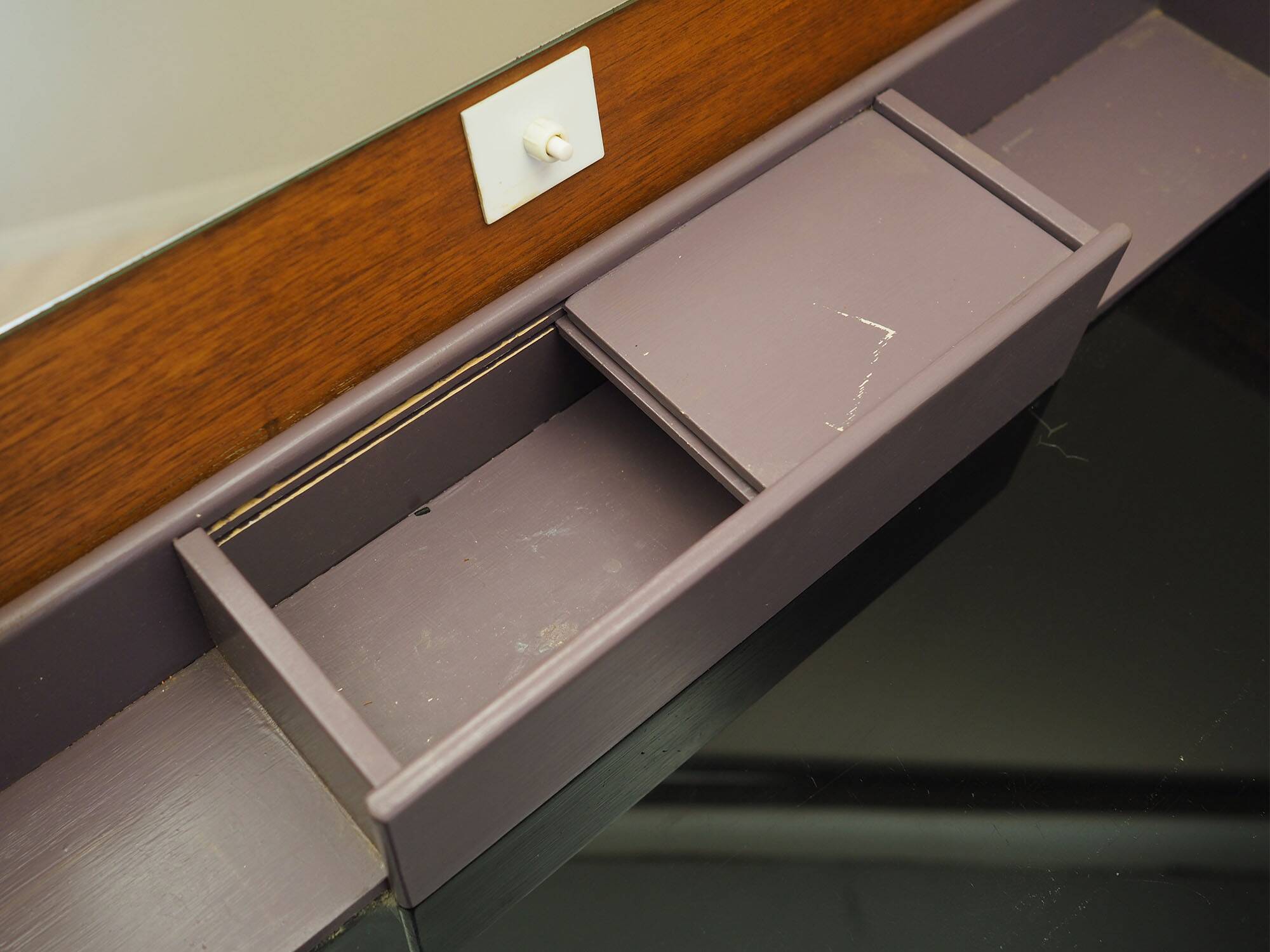 Teak dressing table, Danish design, 1970s, manufactured in Denmark