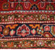 Vintage Persan Tapis Fait à la main Farahan Tapis Zone De Tapis- 127x214cm