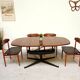 Table basse vintage relevable transformable scandinave