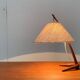 Mid-century Dornstab table lamp in teak by A. Pöll for Kalmar