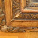 Wooden style mirror 74x104cm