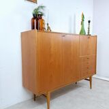 Vintage Scandinavian teak wall unit