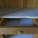 Parisian art deco carved wardrobe with mirror 130 x 200