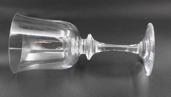 6 verres à vin modèle Saumur cristal Daum France H = 17 cm