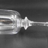 6 wine glasses model Saumur crystal Daum France H = 17 cm