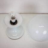 All Glass Table Lamp by Valasske Mezirici, 1960s, Czechoslovakia