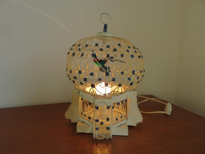 Lamp "bird cage" from the 50s and 60s