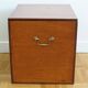 Large wooden box with brass handles