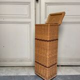 Rattan storage basket