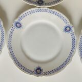 Ensemble de 7 assiettes à dessert Muller Selb