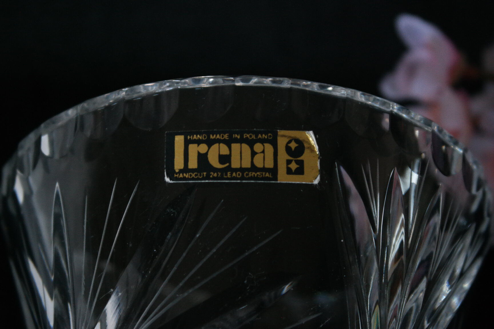 Irena poland crystal vase