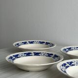 4 assiettes anciennes