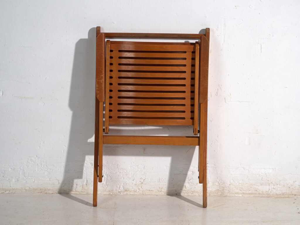 Vintage folding rocking chair Rex by Niko Kralj – Slovenia, circa 1970.