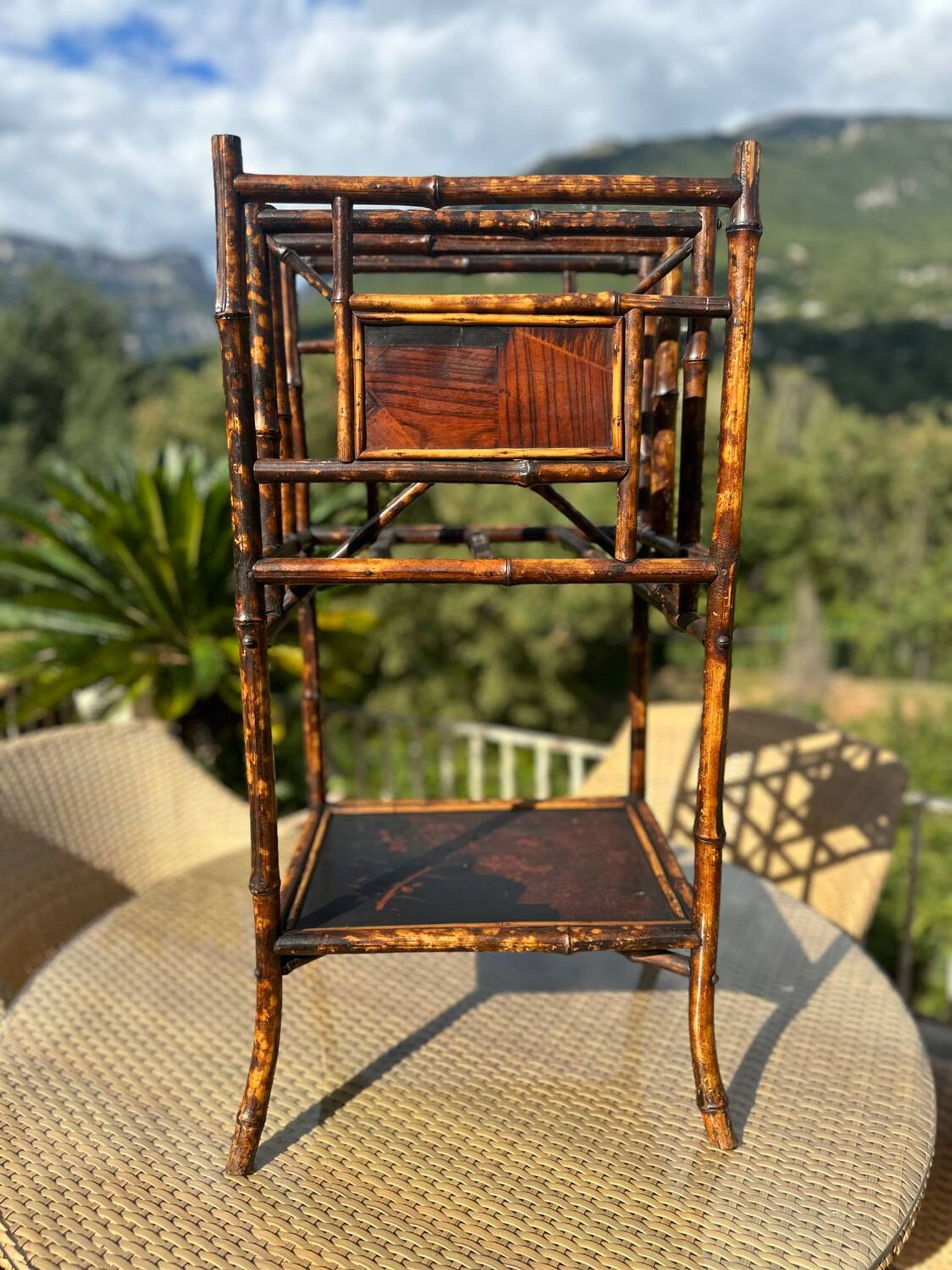 Portes-revues en Bambou Naturel , teinté Époque XIX eme siecle